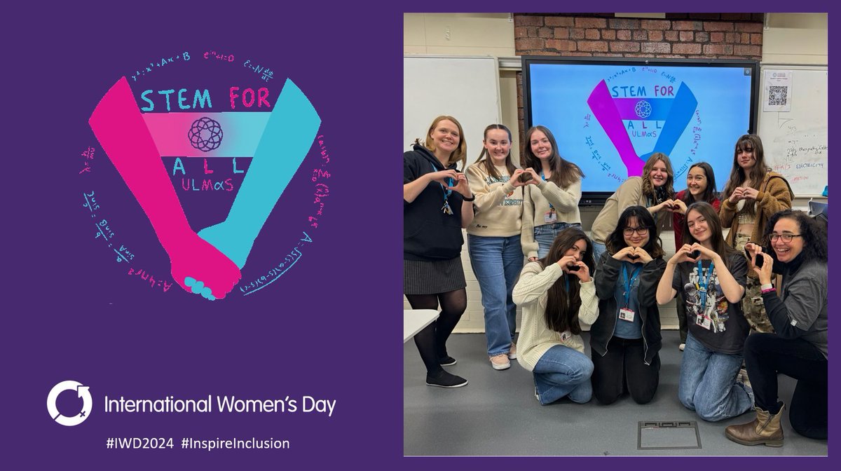 LivMathsSchool's tweet photo. Our STEM girls have been busy preparing an assembly, a personal development lesson and social media videos linked to International Women’s Day. More posts to follow.

Have a great day everyone.

#IWD2024 #InspireInclusion #STEM #STEMGirls #WomenInSTEM #STEMForAll https://t.co/NzMaUz8V0T