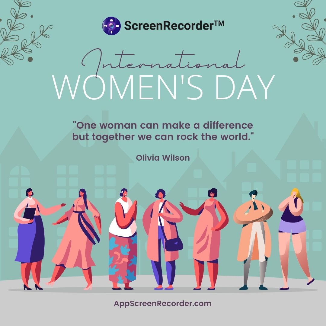 AppScreenRecord's tweet photo. Happy Women's Day to the powerhouses who drive change, break barriers, and uplift others.   

Today and every day, we celebrate you! 🚀📷 

#WomensDay #PowerfulWomen #HappyWomensDay #HappyPremDay2024 #8thMarch #Screenrecorder #InternationalWomensDay📷 https://t.co/1QvHOVecuh