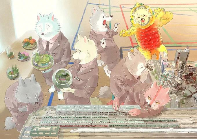 模型班のその後#オオカミが鉄道模型をはじめるマンガ 