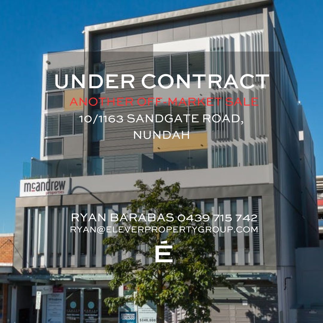 🔊UNDER CONTRACT -7 days!

🏡met seller at open home over 2 years ago
☎️fast forward & he called me to sell his place
✔️skip a few days & I viewed property
💻3 more days passed, and I had 3 offers
📩contract signed within 24 hours

#undercontract #underoffer #brisbane #realestate