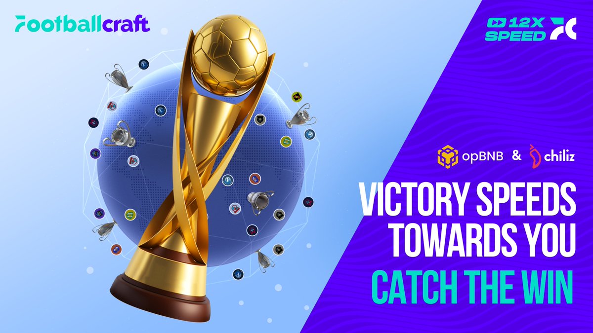 Victory speeds towards you. 

Catch the win. 🏆