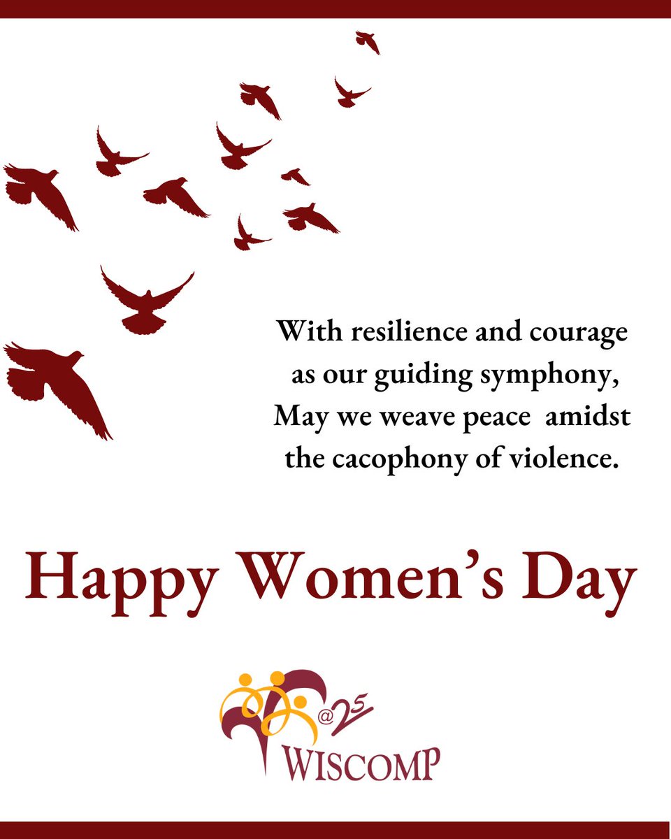 May we weave peace together amidst the cacophony of violence. WISCOMP wishes all of you 'Happy Women's Day'!