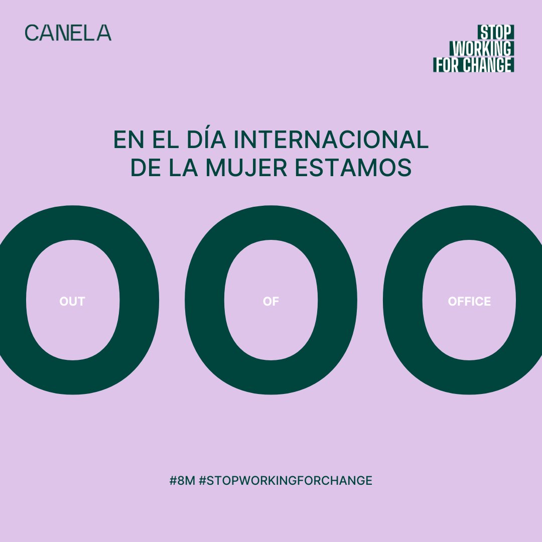 canelaagency's tweet photo. STOP, STOP, STOP, STOP, STOP. ¡HOY PARAMOS!   

Porque mientras no mejoren las condiciones de las mujeres en el trabajo, especialmente en el sector de la comunicación, no nos queda más remedio que PARAR 

⬇️ https://t.co/z6yUBtM6Tn