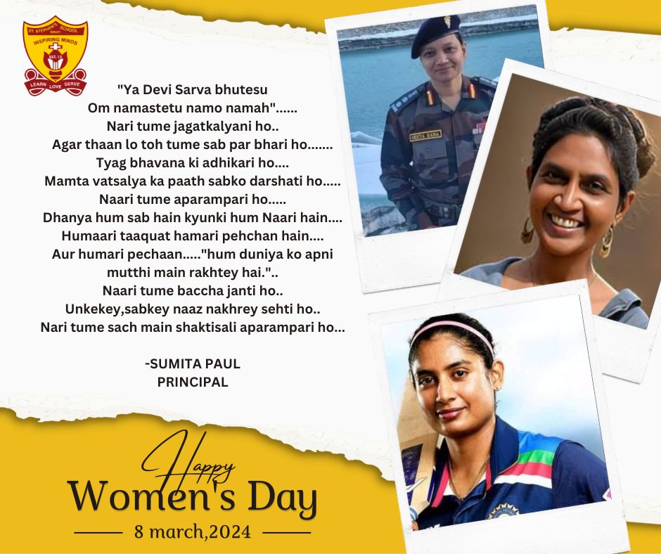 On International Women's Day, let's recognize the phenomenal women who inspire change and break barriers. Here's to progress, equality, and unity! #StStephensSchool #StStephensSchoolBirati #InternationalWomensDay2024 #InternationalWomensDay #WomensDay #IWD2024