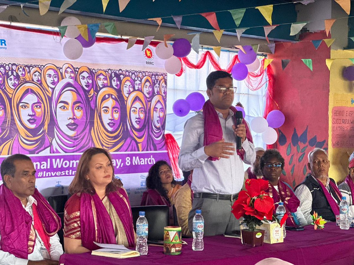 Ogacheri's tweet photo. On #InternationalWomensDay, we celebrate the strength and resilience of refugee women #BhasanChar
Take a stand with #ProtectionSector and #InvestInWomen to empower, support, & amplify the voices of those who inspire us every day.
#IWD2024 #WithRefugees #WomenEmpowerment #OneUN https://t.co/TrZZtftrnA