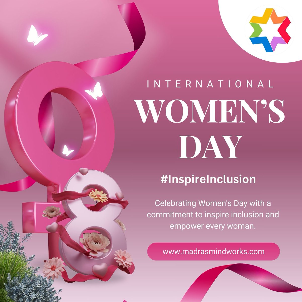 ♀️International Women's Day

👉Celebrating Women's Day with a commitment to inspire inclusion and empower every woman .

🌍madrasmindworks.com

#MadrasMindWorks #InspireInclusion #WomensDay #WomensDay2024 #ImmersiveDevelopmentCompany