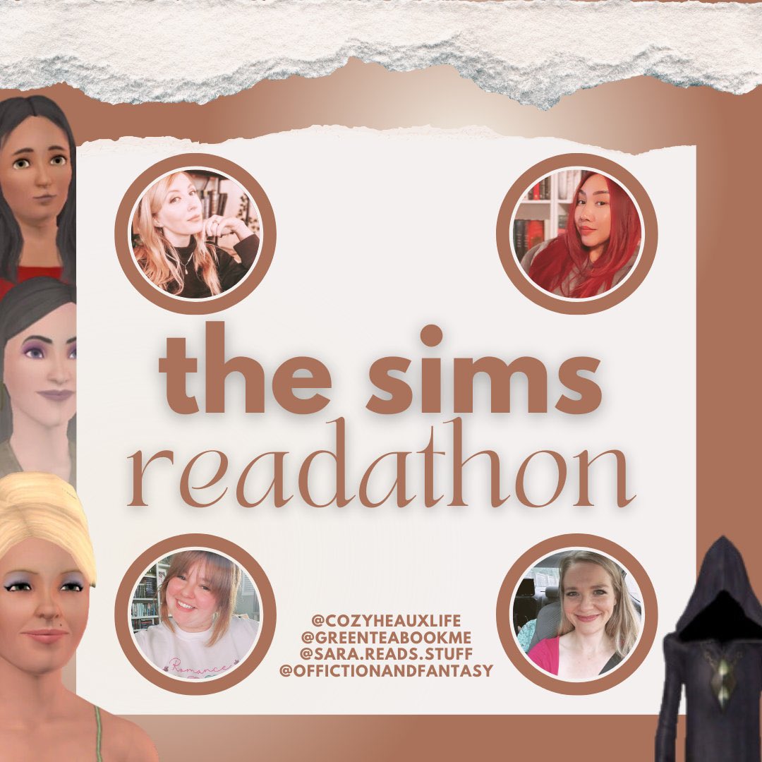 my <a href="/simsreadathon/">Sims Readathon</a> reading update; (a thread)

– assigned on team reaper this year ✨
