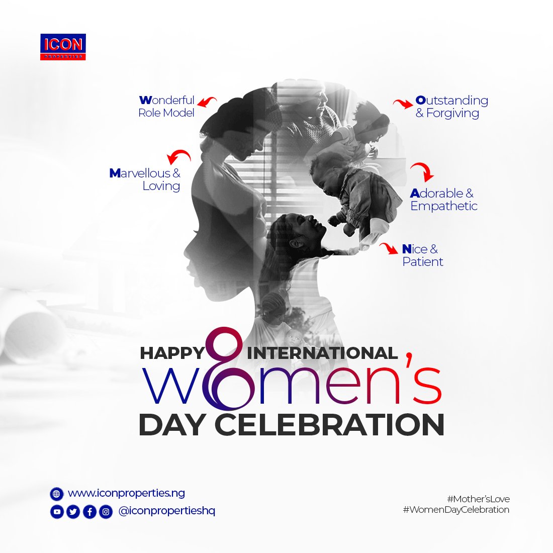 iconpropertyhq's tweet photo. *HAPPY INTERNATIONAL WOMEN'S DAY!*

Today, we honor the incredible women who lead with strength, love, grace, and compassion. You are the perfection of resilience, the embodiment of wisdom, and the essence of beauty. https://t.co/sjN00m3EHn