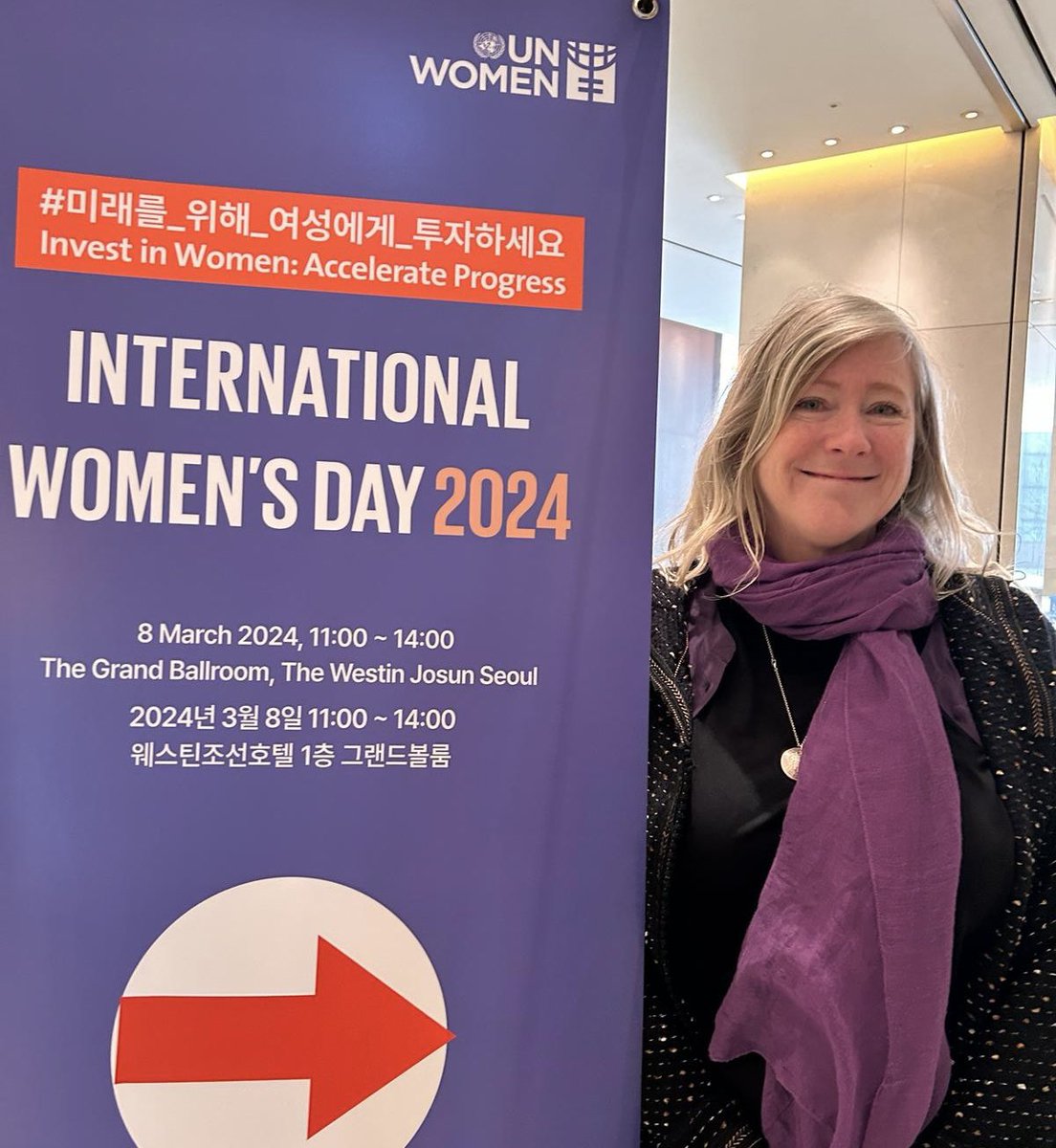 NZAmb_ROK's tweet photo. 행복한 세계 여상의 날! 💜
Happy International Women’s Day!! 💜💜
Great day marking this occasion in a number of great events with colleagues.
😎🇳🇿🇰🇷
#nzinkorea @CanEmbKorea @euinkorea @MFATNZ @MOFAkr_eng #unitednationswomen https://t.co/HfD0oojVYL
