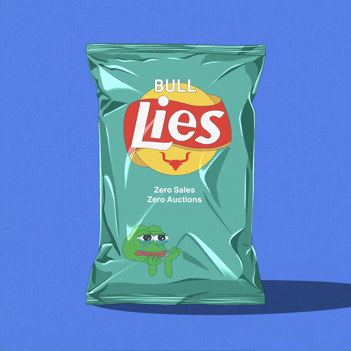 Gm and Happy Friday fam ✨

Free Chips to make your day

“Bull Lies”

Free mint on @ourZORA 

link below ✌️🔽