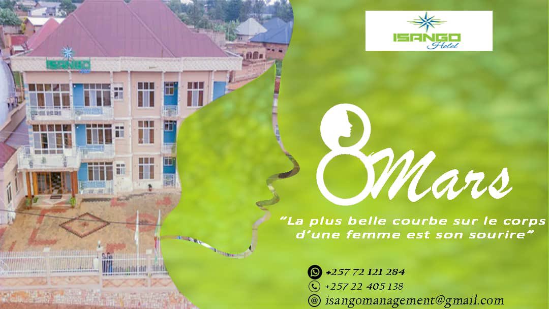 isangohotel's tweet photo. "La plus belle courbe sur le corps d'une femme est son sourire"

#8march #8mars #WomensDay https://t.co/PFLmcbIv47