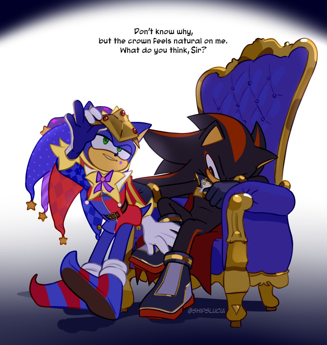 ShipsLucia's tweet photo. Drawing them while listening "Remember the Time- Michael Jackson" ✨🥴 #Sonadow #Shadowking #SonicJester https://t.co/RtSHt2Gbua