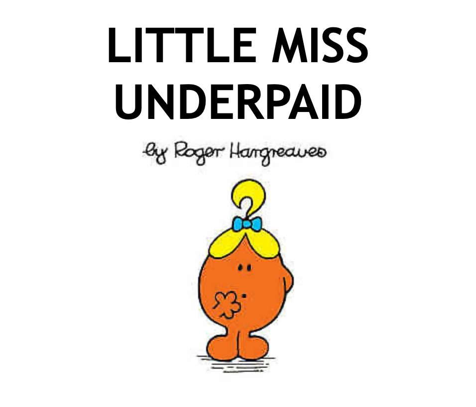 This Little Miss is everywhere in financial services. She can't quite understand why she's undervalued compared to her male counterparts and no one can explain it to her properly. Someone's told her it's going to take more than 100 years for her to get paid the same. #IWD2024