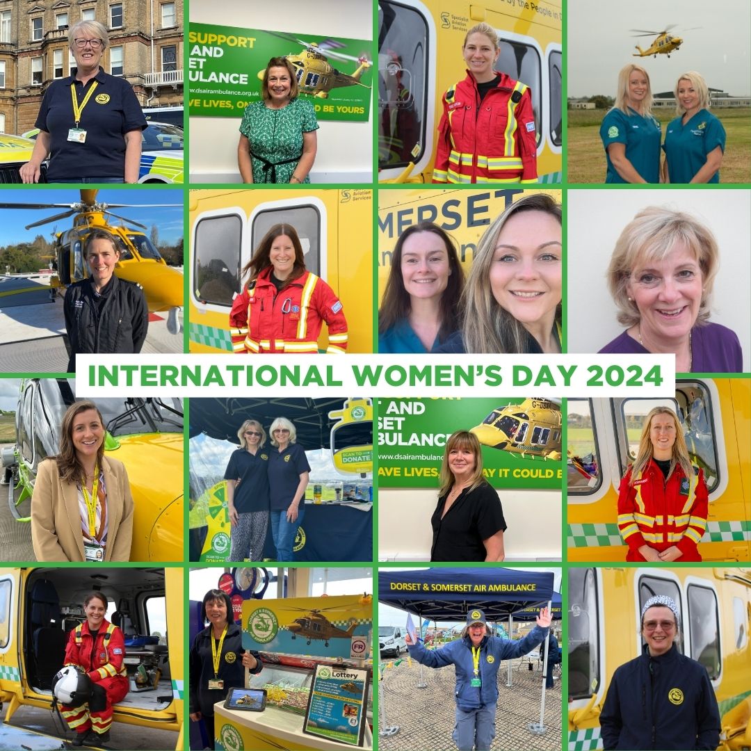 dsairambulance's tweet photo. Happy #InternationalWomensDay

From our pilots and clinicians to our charity staff, volunteers and trustees, International Women's Day is a day to celebrate and thank all the inspirational women who help to keep our charity running. 💚🚁 #IWD2023 #TeamDSAA https://t.co/dGgPXh4o2x