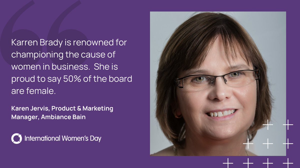 The Growth Hub (@cwbizhub) on Twitter photo The next woman we're featuring for #InternationalWomensDay is Karen Jervis from @ambiancebain who explains how <a href="/karren_brady/">Baroness Karren Brady CBE</a> inspires inclusion and fights to bridge the gender gap.
cheshireandwarrington.com/latest-news/ce…
#InspireInclusion The next woman we're featuring for #InternationalWomensDay is Karen Jervis from @ambiancebain who explains how <a href="/karren_brady/">Baroness Karren Brady CBE</a> inspires inclusion and fights to bridge the gender gap.
cheshireandwarrington.com/latest-news/ce…
#InspireInclusion