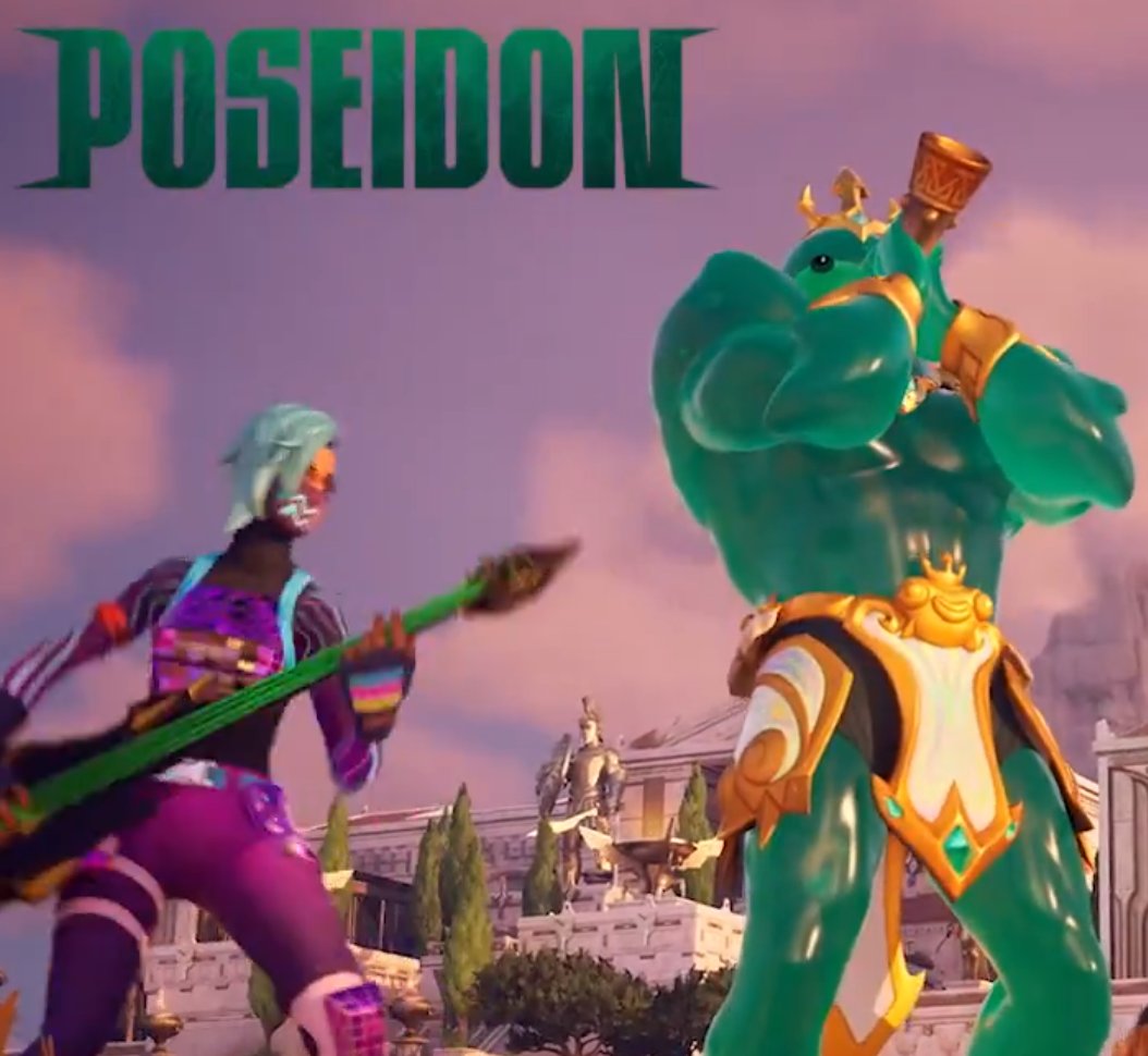no way they gave Poseidon the goofiest skin