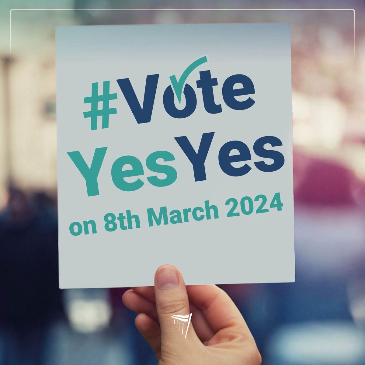 ThomasByrneTD's tweet photo. A “Yes” vote to the Care Amendment will:
📍delete the reference to “her life within the home” from our Constitution.
📍delete the reference to mothers “duties in the home” from our Constitution.
A “No” vote means that outdated language stays in place.
#8MarRef | #VoteYesYes https://t.co/aNKM1NsQqE