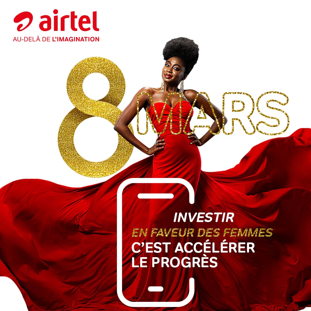 ↘️ Les équipes Airtel Gabon &amp; Airtel Money Gabon vous souhaitent à vous Mesdames une bonne fête du 08 Mars.
#girlpower #8mars2024 #8mars