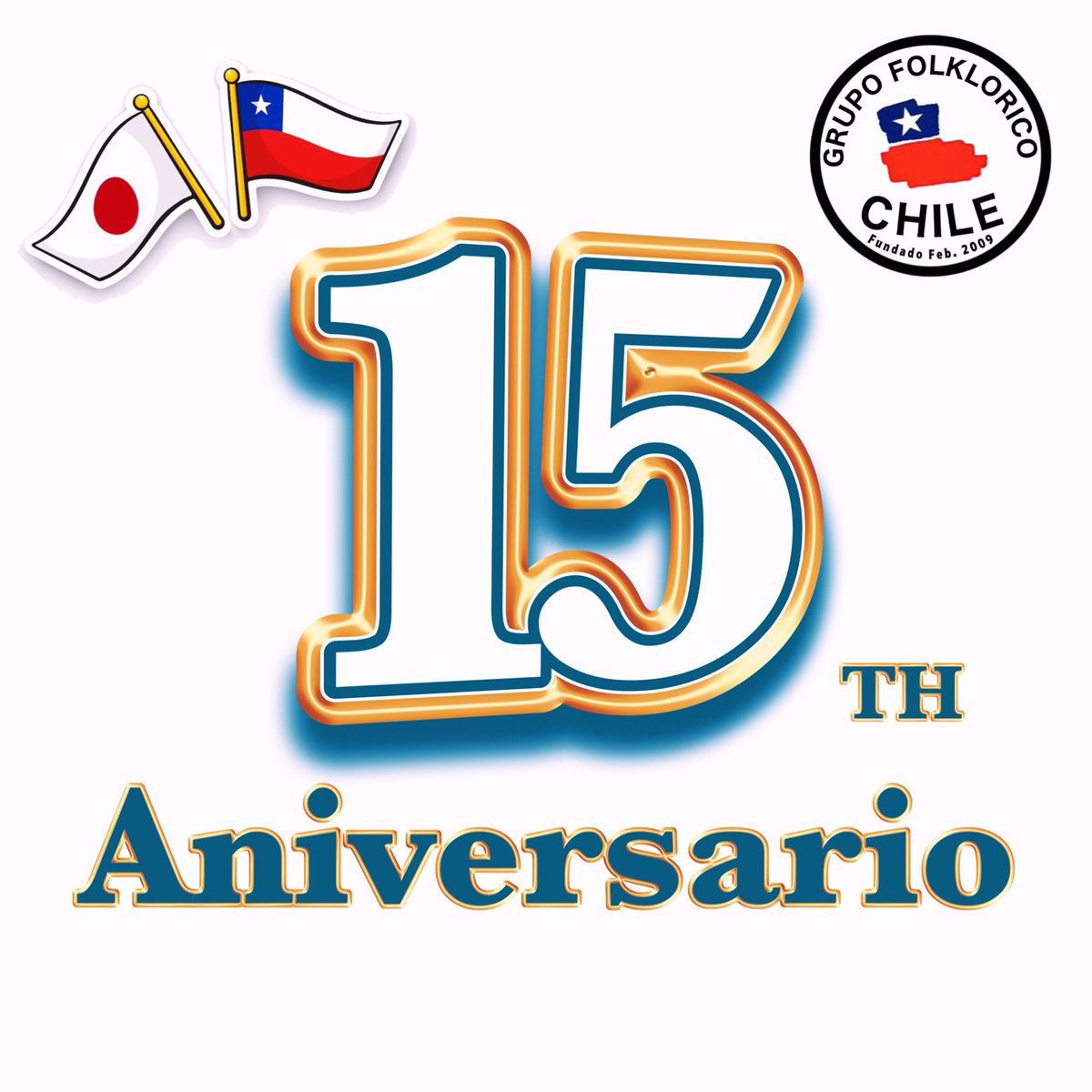 G_F_Chile's tweet photo. 皆さまの応援のおかげで #15周年 を
迎えることができました
Muchas #Felicidades, a todos los integrantes del G.F.#Chile ! que sean muchos años más, de disponibilidad y dedicación por nuestro Grupo, dedicado a fomentar nuestra cultura atraves de la danza, un fuerte abrazos para todos https://t.co/XDMRg6Kv91