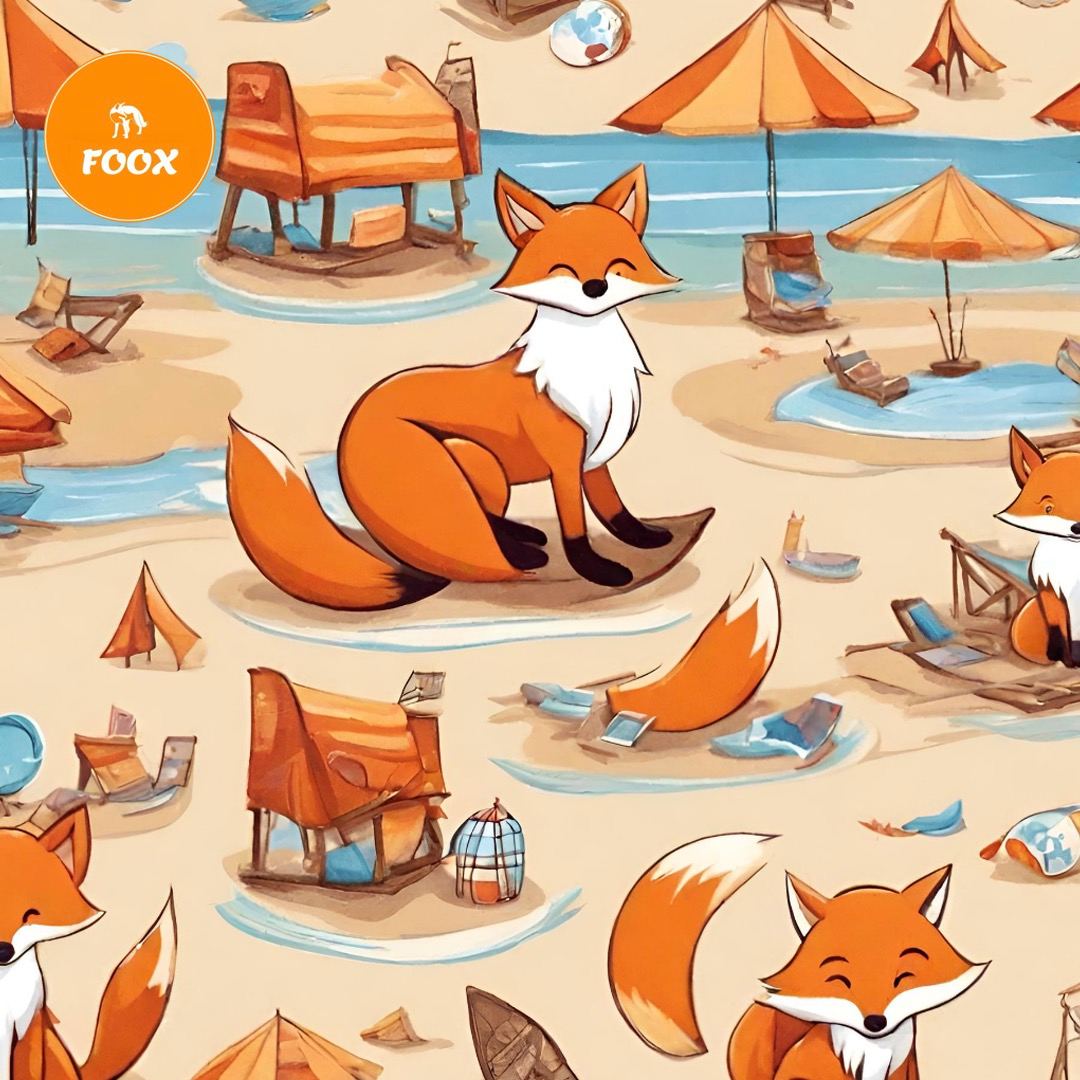 Feel the sand between your toes and $FOOX gains at your fingertips.🌴