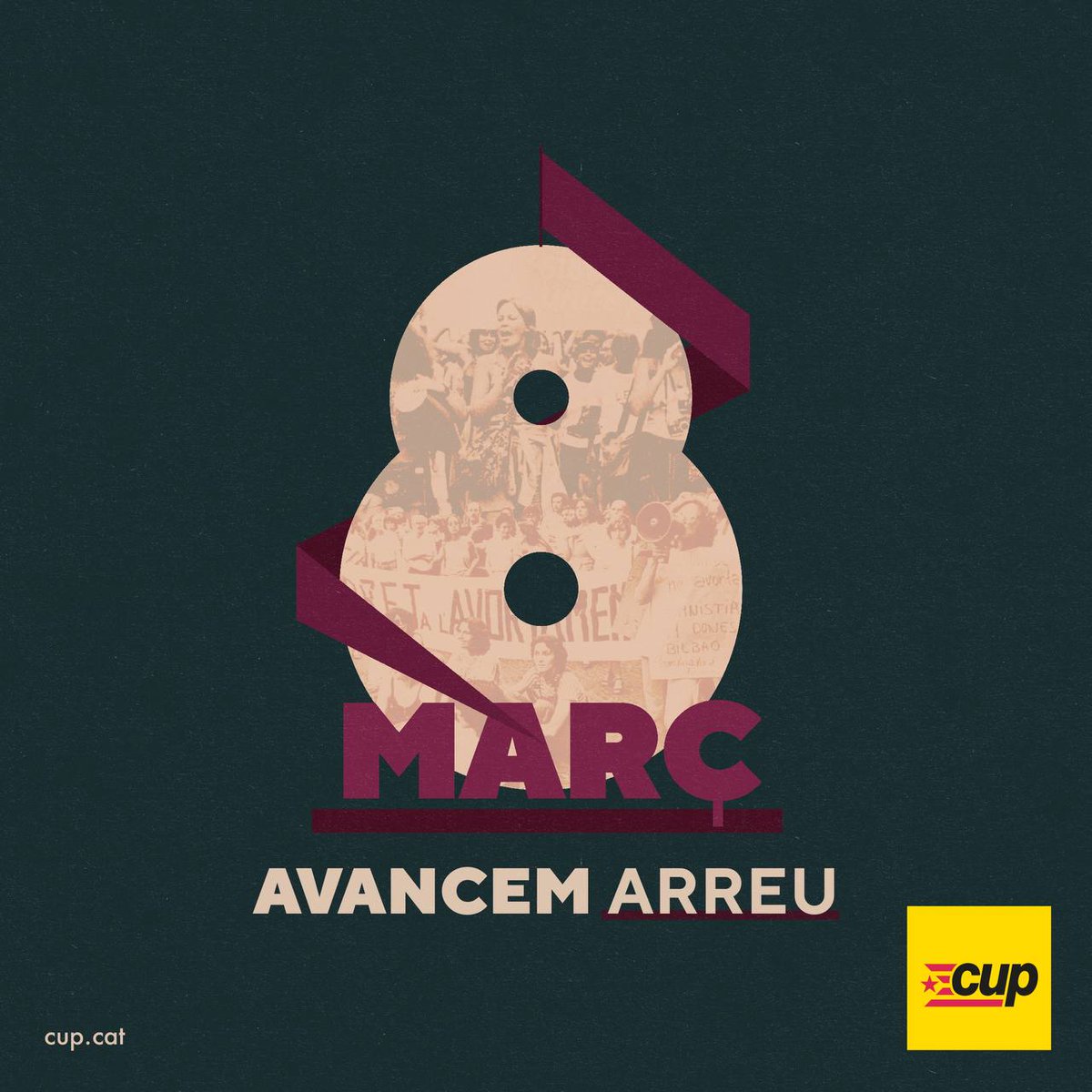 Aquest 8 de març, des del moviment feminista continuem avançant arreu per defensar vides dignes per a la classe treballadora. I avancem amb pas ferm malgrat l’auge de discursos reaccionaris que ens empenyen per retrocedir.