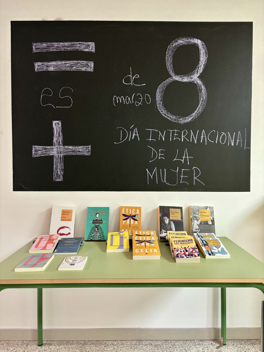 📚 🧍‍♀️ Desde la biblioteca del IES RÍO ÓRBIGO proponemos una serie de lecturas para conmemorar
#DiaInternacionalDeLaMujer #8deMarzo