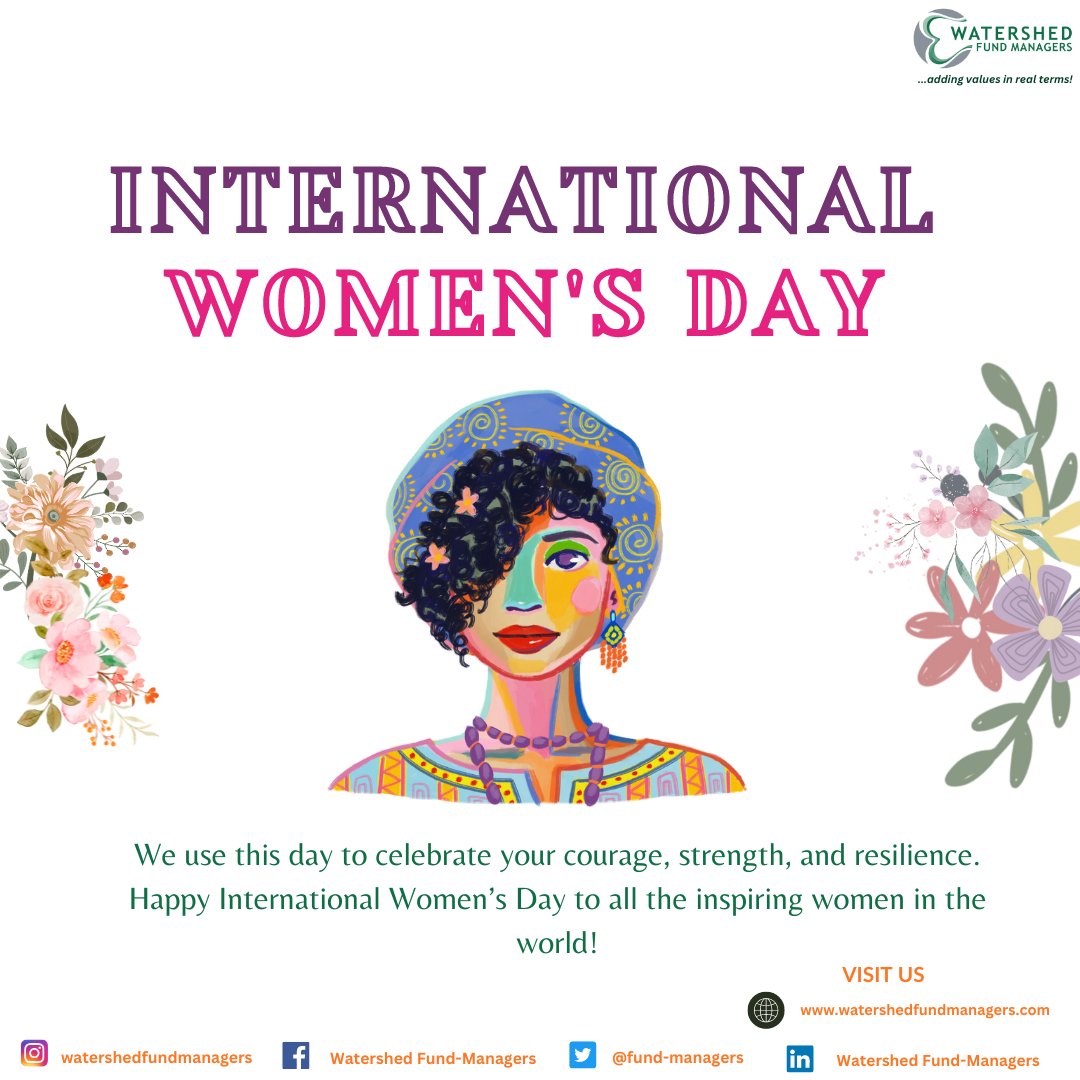 We Celebrate you today and always... Happy International Women's Day! #women #internationalwomensday #internationalwomensday2024 #internationalwomenday #celebratewomen #economy #iwd2024 #inspireinclusion #watershedfundmanagerslimited #fundmanagersinlagos #fundmanagersinnigeria
