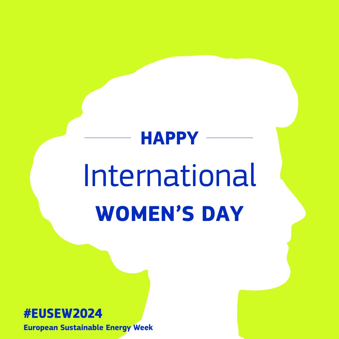 Happy #InternationalWomensDay! 🎉 💪♀️ At #EUSEW2024, we're committed to empowering women in the #EnergySector and ensuring their voices are heard. If you missed it read up our ambassador’s @MarineCornelis article on #equality europa.eu/!HRBW69 #IWD2024