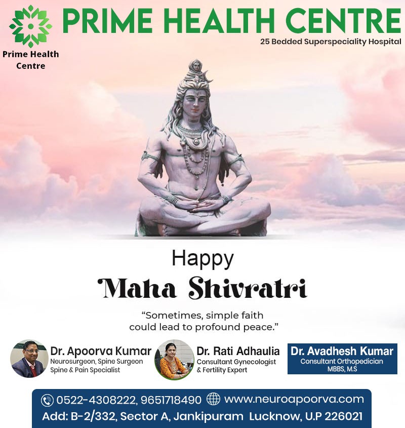 centre_prime's tweet photo. May the divine light of Lord Shiva illuminate your heart and soul on this auspicious day of Mahashivratri. Har Har Mahadev!
.
📆 For more information contact us:
Dr. Apoorva Kumar
Dr. Rati Adhulia
📞 9651718490
.
#headaches #fbpost #brainhaemorrhage #brainhealth #neurosurgeon https://t.co/hTcMHDkIBC