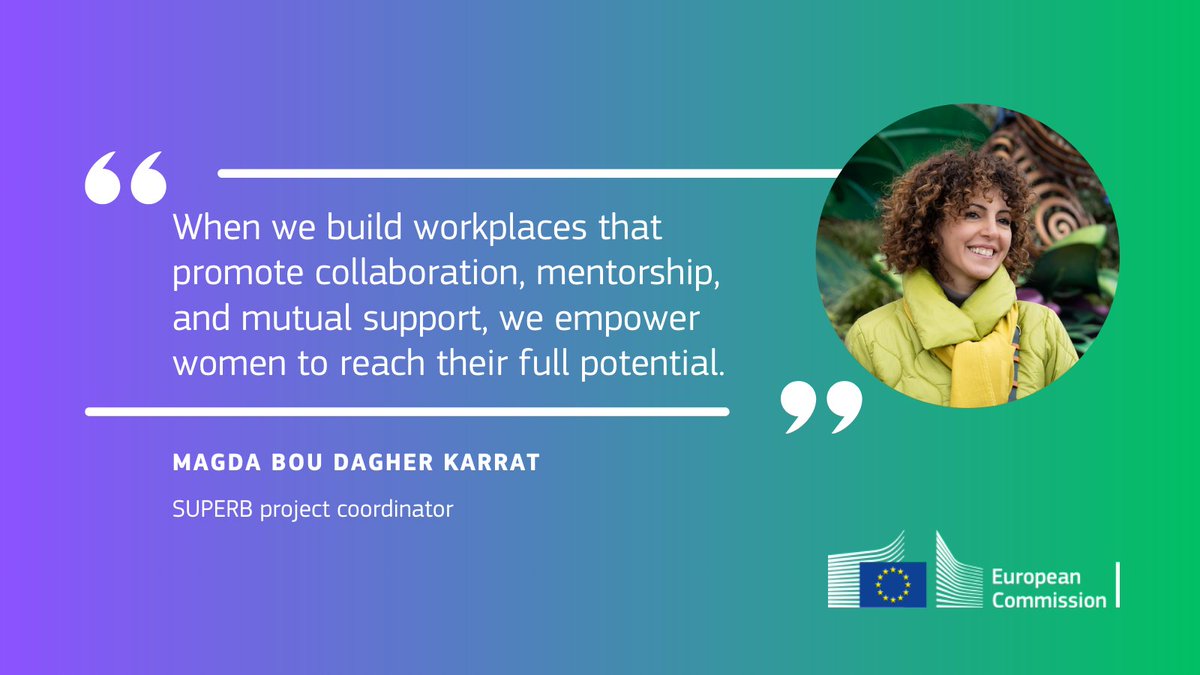 EUgreenresearch's tweet photo. What is it like being a woman coordinator of a large EU-funded project?

''The very same it would be for a man" says Dr. Karrat, who is leading the @SUPERB_project - which aims to advance forest restoration across Europe

Full interview: https://t.co/1PJH4peFVz

#WomensDay https://t.co/E9iybKktzL