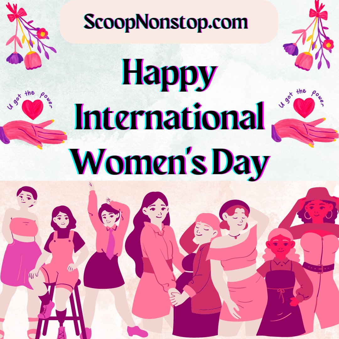 ScoopNonstop's tweet photo. Happy International Women’s Day 2024

#ScoopNonstop #Followus #FollowForupdates #InternationalWomensDay #Mahashivratri2024 #Mahashivratri #holiday  #महाशिवरात्रि  #WomenEmpowerment #भगवानशिव #नारीशक्ति #Mahashivratriquotes #AwakeWithAdiyogi #ShivaYatra #Adiyogi #WomenDay https://t.co/CngCzqdlNF