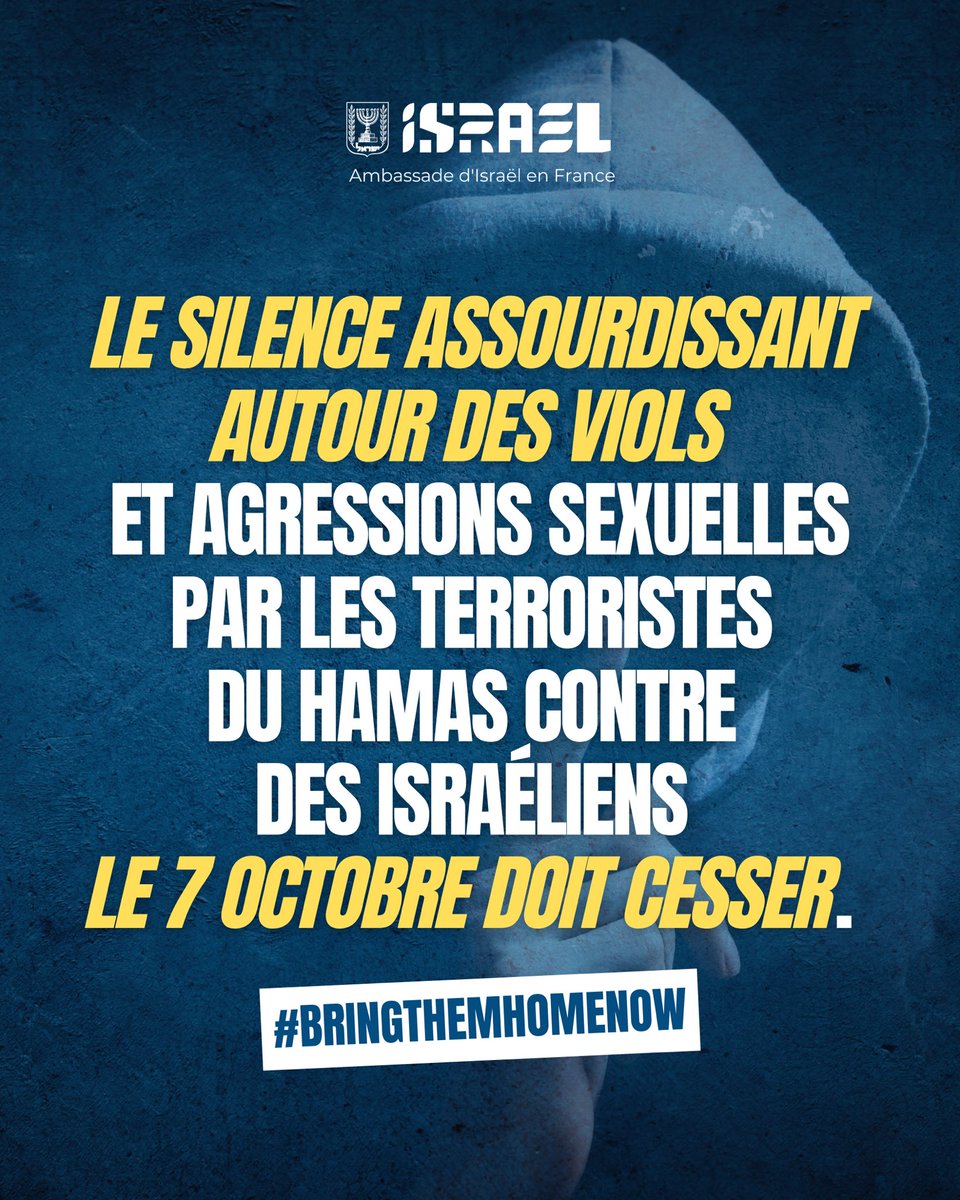 🖤 14 israéliennes sont les otages du Hamas à Gaza. Élevez vos voix pour appeler à leur libération immédiate. 

#BelieveIsraeliWomen #IWD #IWD2014 #StoptheSilence