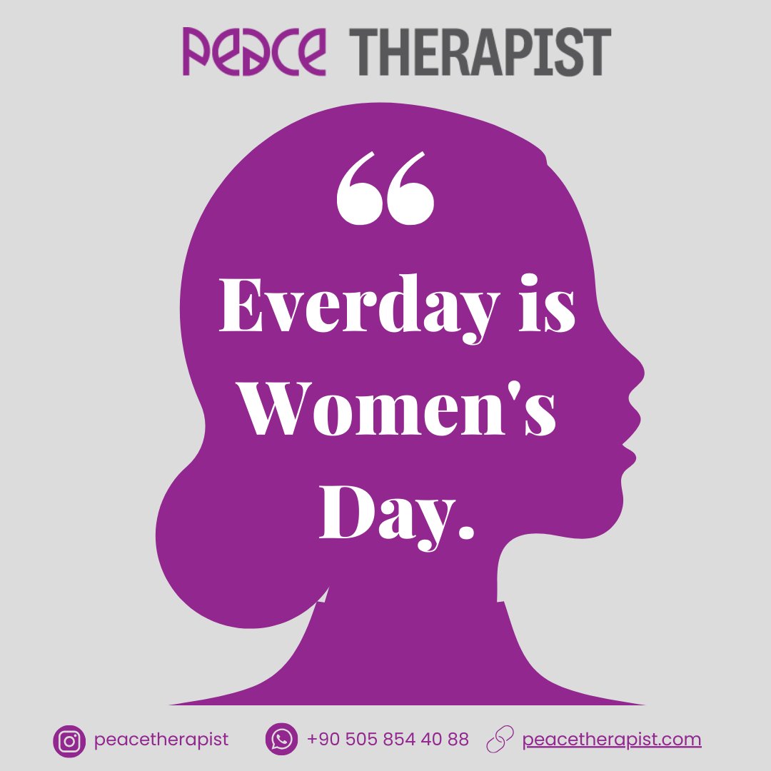 Happy #InternationalWomensDay! Strong women, strong future! But strength comes from mental well-being. Let's support women's psychology! #WomensMentalHealth #Support #HealthyFuture