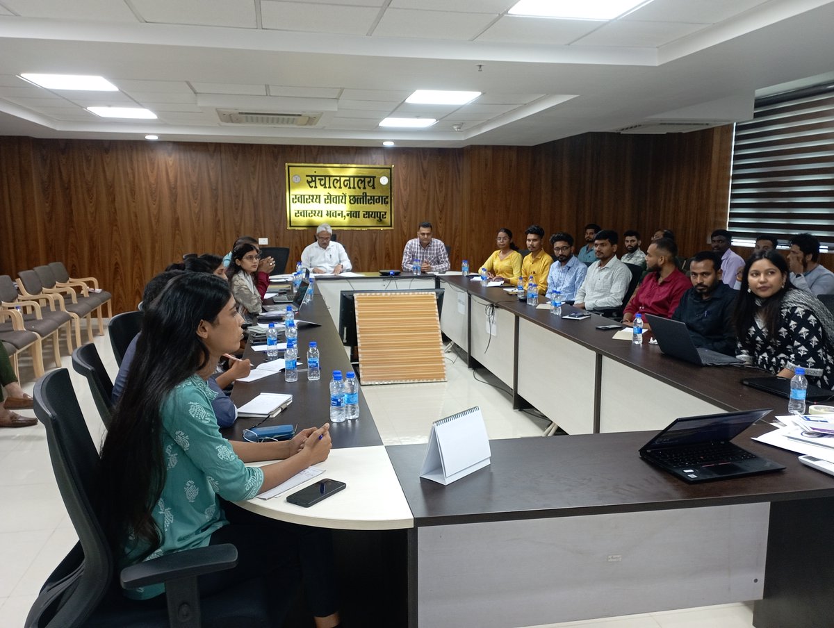 AyushmanNHA's tweet photo. A Capacity building workshop on #ABDM_Microsite Project was conducted by Chhattisgarh ABDM team & facilitated by @PATHtweets.
Chhattisgarh has implemented 2 Category-A Microsites in Bilaspur and Raipur with @HLFPPT as Interfacing Agency and PATH as Dev. Partner.
#AyushmanBharat https://t.co/BFczL7lW9n