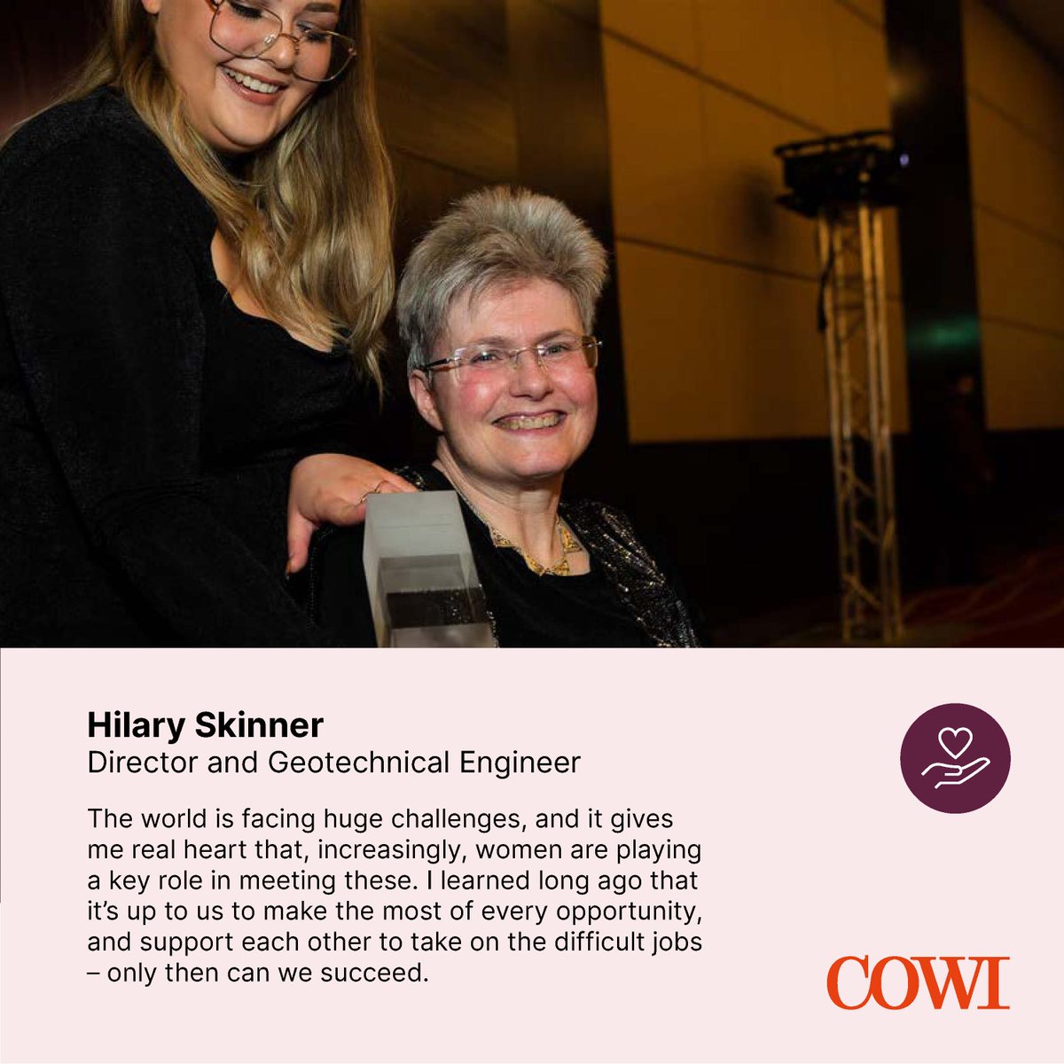Meet Hilary Skinner from our UK Tunnel team: #IWD2024 #WeareCOWI