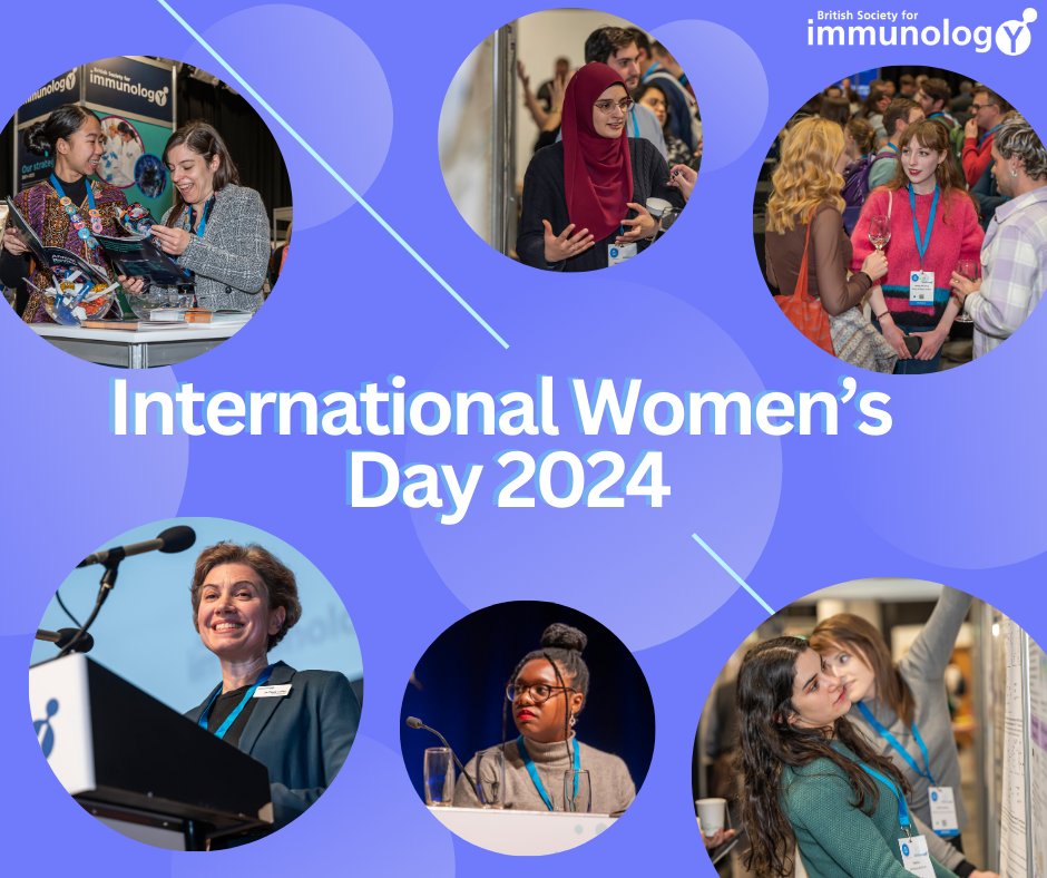 Wishing all the amazing #WomenInImmunology a great #InternationalWomensDay! We want to celebrate women's contributions to #immunology by shining a spotlight on the diverse & inspiring careers of some of our #BSIcommittee members 🤩 Read their profiles 👉bit.ly/49yHN4a