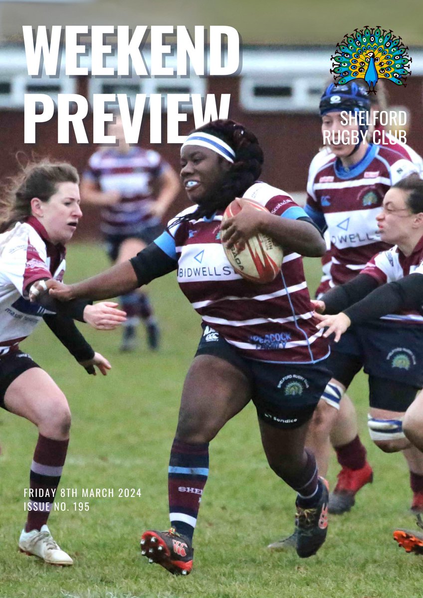 On this #InternationalWomensDay we find out about more about how #Womensrugby started at SRC, look ahead to the Women's 1st XV match on Sunday, the Men's Vets match vs Jaunak from France tonight + more... online.fliphtml5.com/jqhbt/mjob/

#weekendvibes #happyfriday #vetsrugby #peacocks