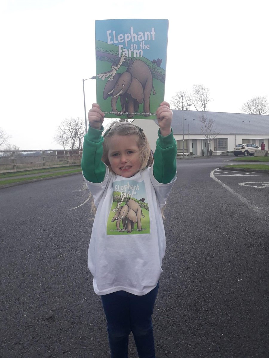 Its so lovely when #littlereaders take one of your books to heart for   #WorldBookDay2024 really making a huge effort to #read #childrensbooks #thankyou #elephantonthefarm 🐘🚜