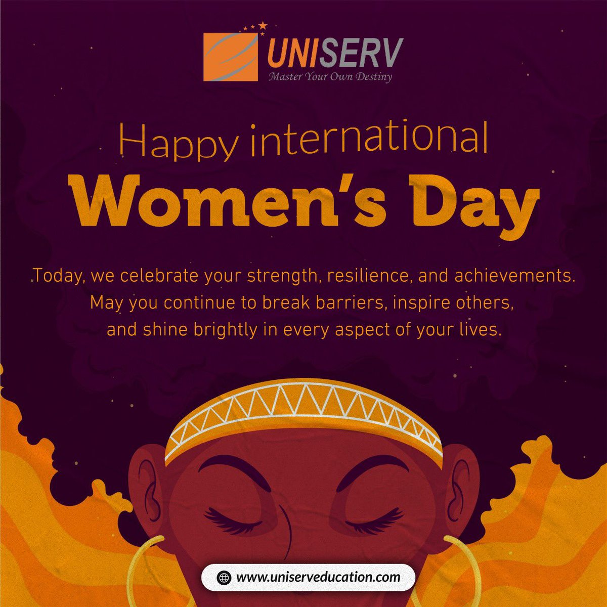 UniservEd's tweet photo. Empowered women uplift others. At Uniserv, we honor women's strength, resilience, and achievements this International Women's Day. Cheers to breaking barriers and embracing limitless potential!
#InternationalWomensDay #InspireInclusion  #IWD #uniserv #studyabroad https://t.co/lXzOc8oDa3
