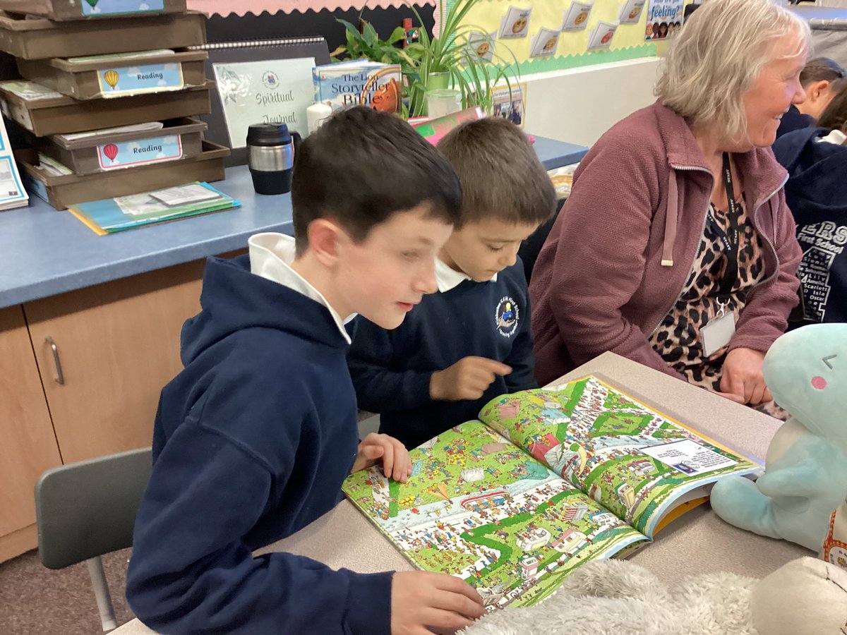 As part of #WorldBookDay2024 we did some share reading across school - so lovely to see the younger and older children sharing their love of books together, along with a few cuddly toys, of course!