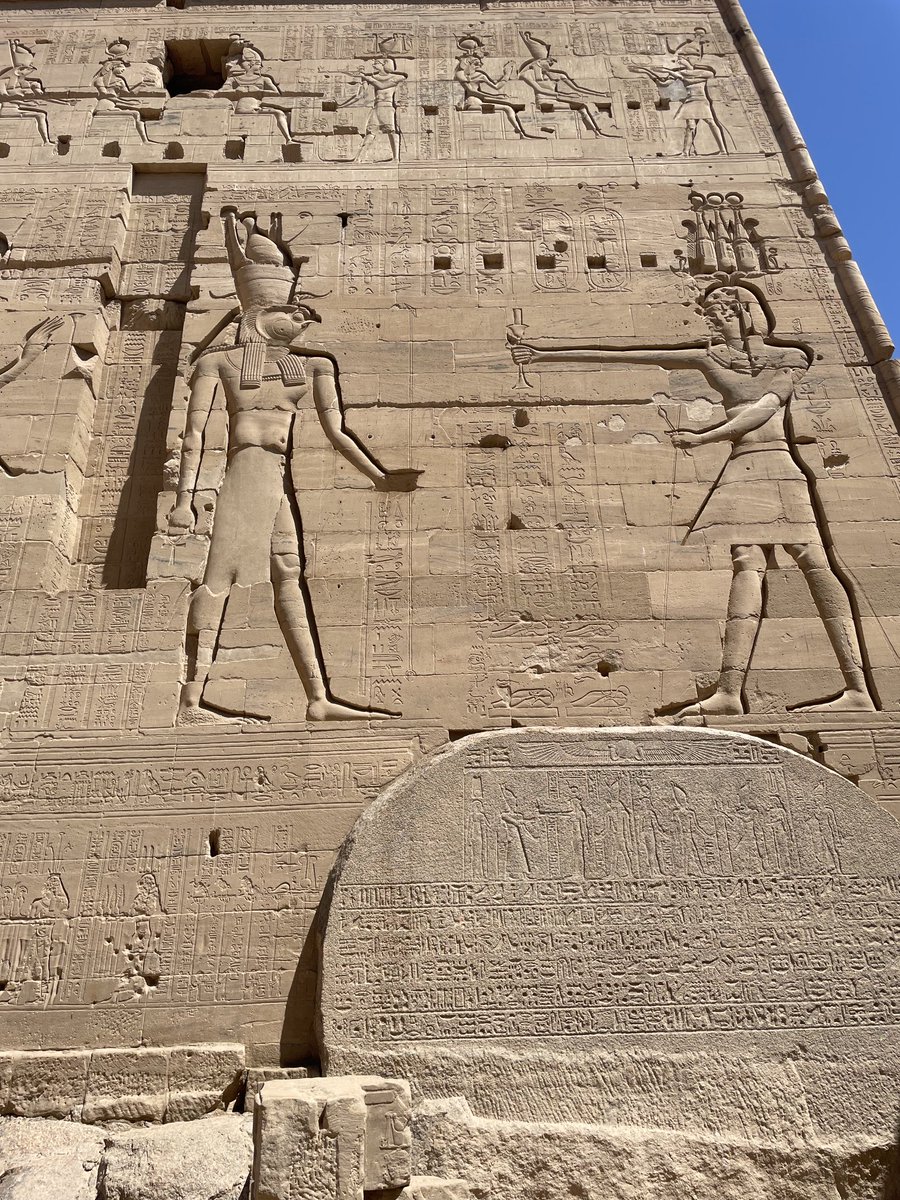 PeterRSGray's tweet photo. Philae Temple, Aswan. Loved the detail every bit as much as the magnificence. https://t.co/Jifhg3db3y
