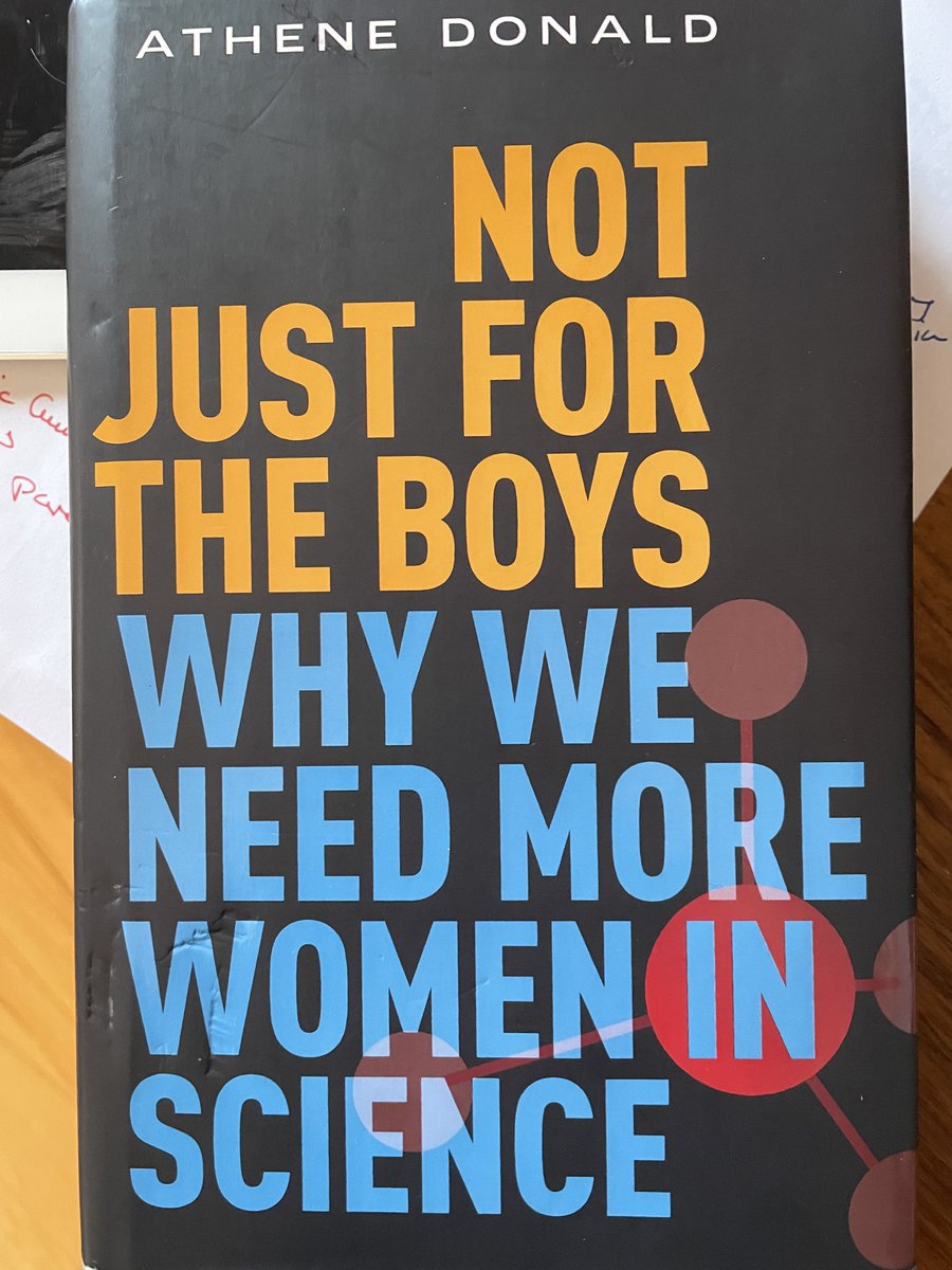 Relevant reading for #IWD24 #womeninstem my book Not Just for the Boys: Why we need more women in science