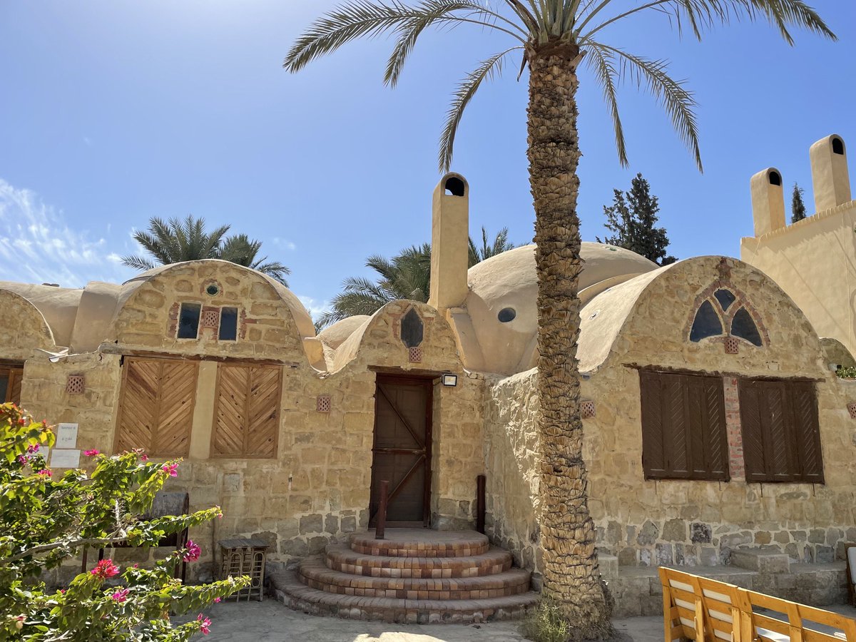 PeterRSGray's tweet photo. Tunis village, in the desert south west of Cairo. Stunning little place with a really lovely garden. So much bird life, too. https://t.co/sHmVAhDgZh