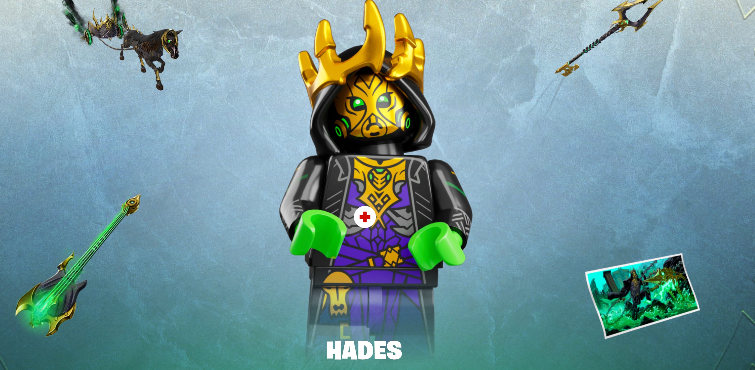 Fortnite News on X Hades Set items and LEGO style https t QvfhAa1iqw X
