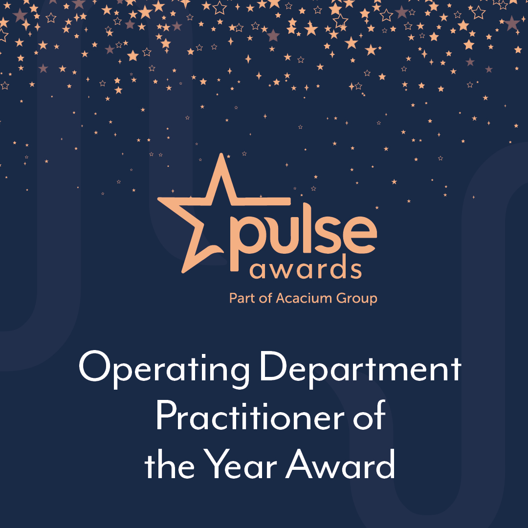 🌟 Don't forget to vote for your ODP of the Year at the Pulse Awards! 🌟 

 Voting is open until 17th March. Cast your votes for our outstanding healthcare professionals on our website: 

bit.ly/3uMeHPP

#pulseawards #voting
