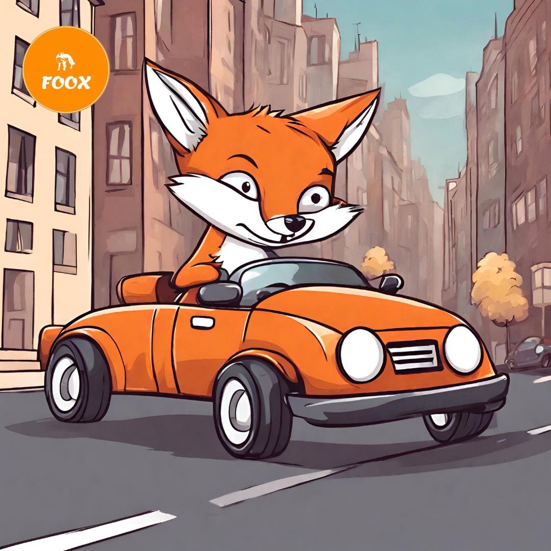 $FOOX at the wheel! 🚗