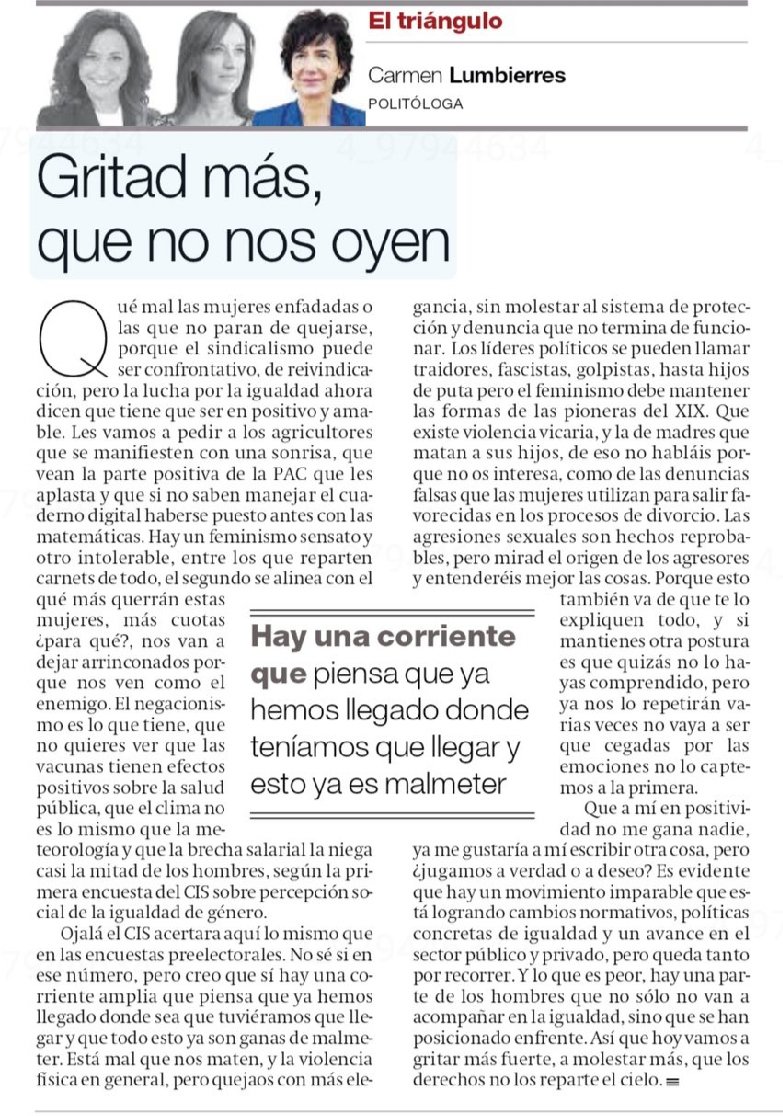 Hoy sí #8M2024 .En el <a href="/periodicoaragon/">El Periódico de Aragón</a>