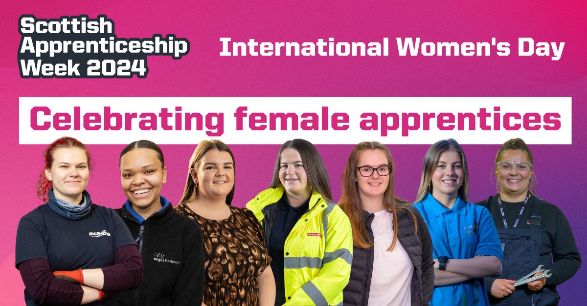 Happy International Women's Day! We're celebrating female apprentices and their achievements including some talented women in STEM! 👏🎉 #InspireInclusion #IWD2024