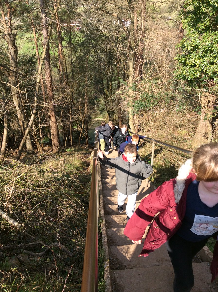 LittleStokePS's tweet photo. Year 3 had a fantastic time in Cheddar Gorge. We enjoyed a demonstration of some Stone Age survival skills then visited a cave where we saw Cheddar Man's skeleton. Later, we walked up 274 steps to the top of Jacob's Ladder! It was hard work but worth the view! #LSPSlearning https://t.co/R4mKym8fTM