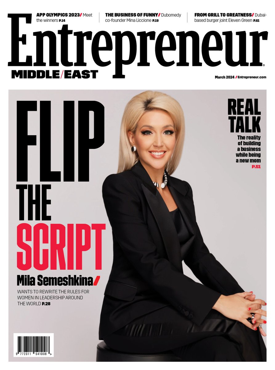 Our March 2024 issue is here, and it's led by Mila Semeshkina (<a href="/your_smart_mila/">Mila Smart Semeshkina</a>), the founder of <a href="/lectera_courses/">Lectera</a>, as well as the Women’s Empowerment Council global community! Also in this issue: <a href="/artbyamrita/">Art by Amrita (Amrita Sethi)</a>, <a href="/minaliccione/">mina liccione</a>, <a href="/bloomgk/">Kathy Bloomgarden</a>, and more: issuu.com/entmagazineme/… #IWD2024